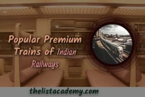 Cover Image For List : 8 Best Premium Trains Of Indian Railways