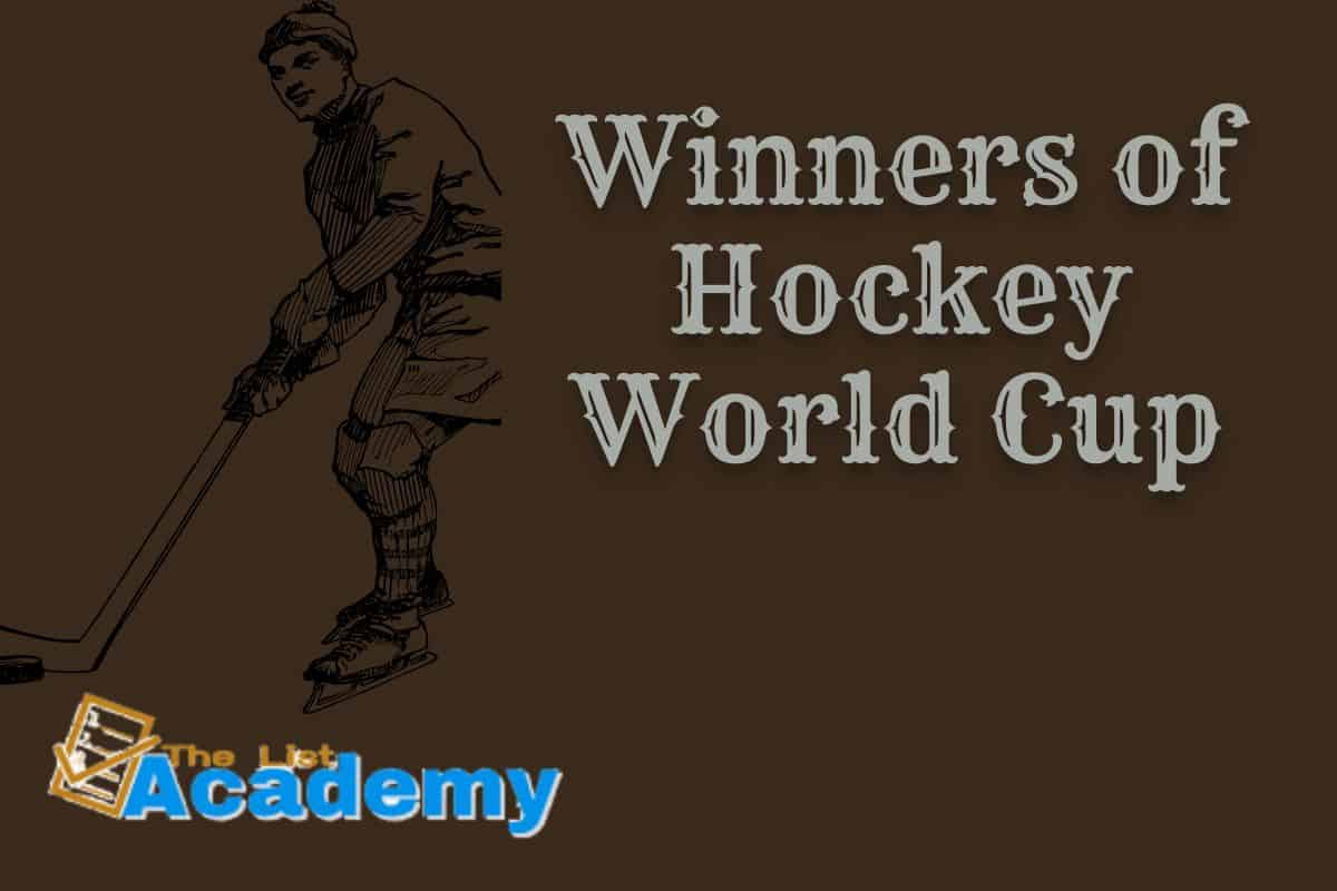 Cover Image For List : Winners Of Hockey World Cup