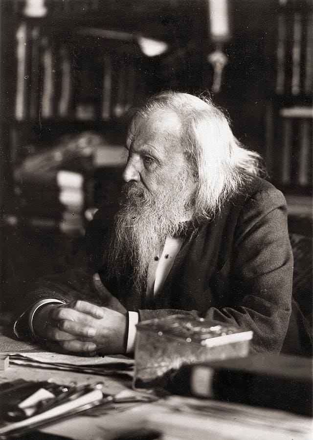 दिमित्री मेंडेलीव। Dmitri Mendeleev.