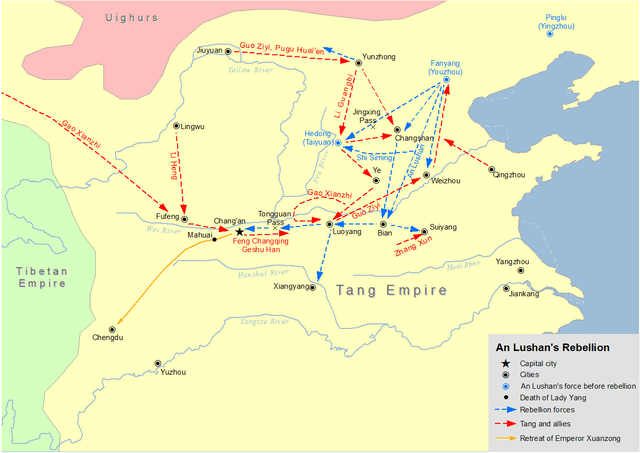 एन लुशान विद्रोह An Lushan Rebellion