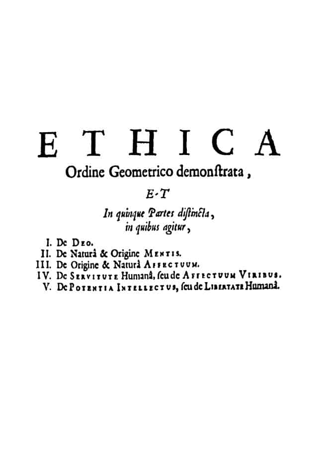 Ethics (Spinoza book)