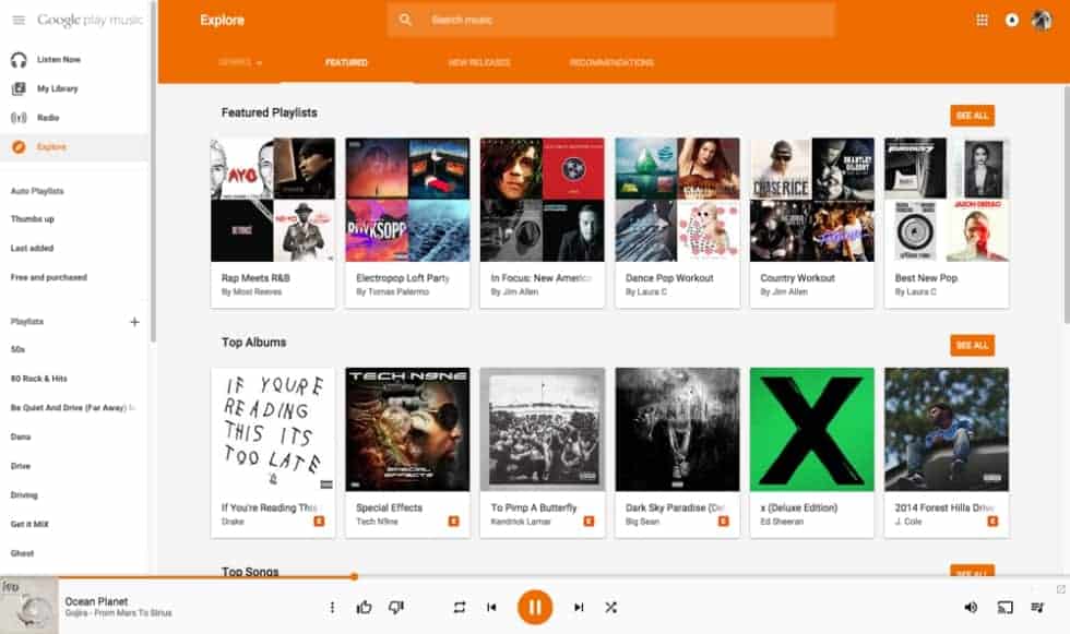 Google Play Music Desktop Version