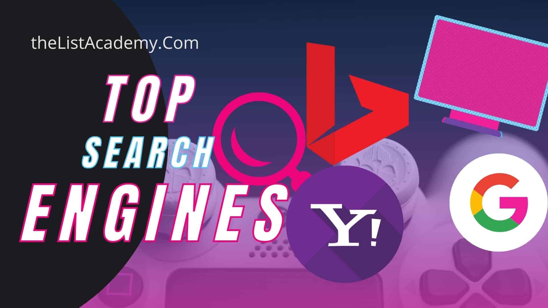 Cover Image For List : List Of Top  40 Search Engines : Google And Other Alternatives