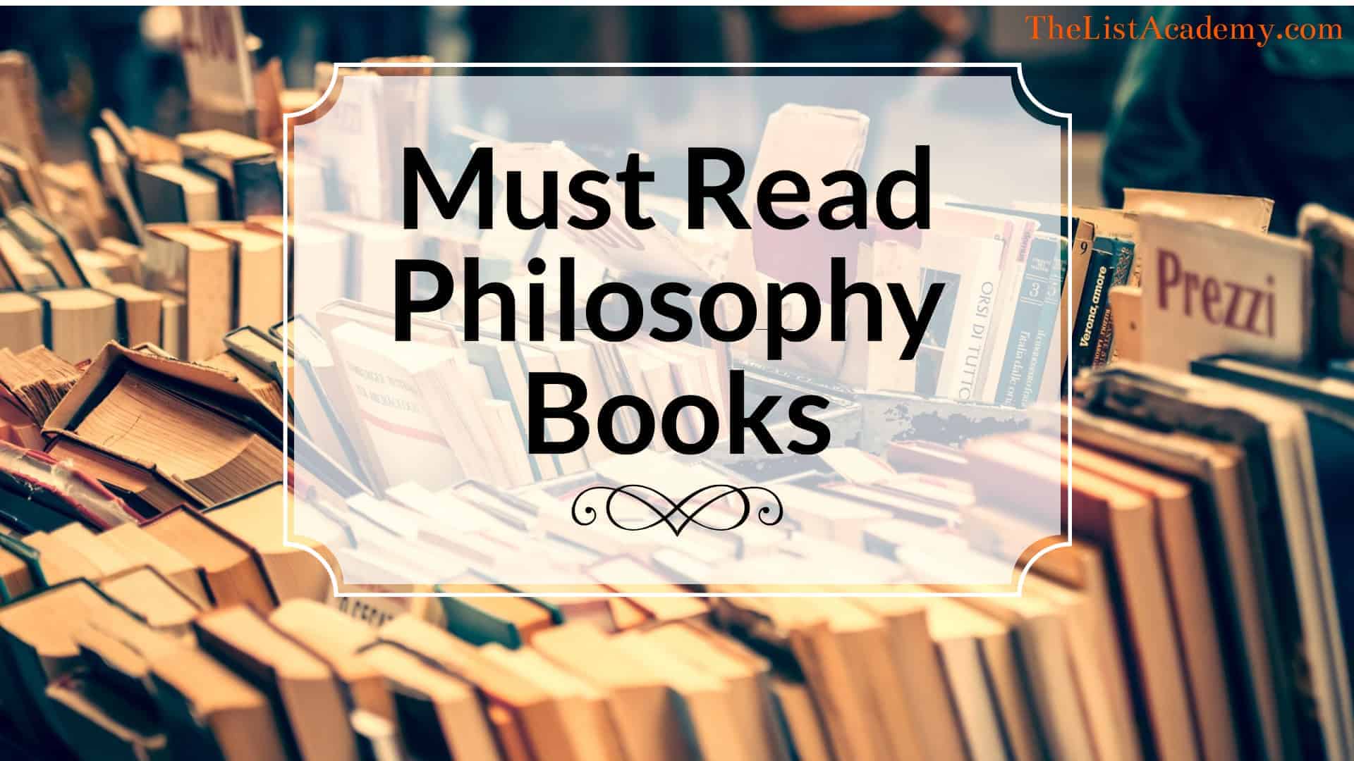 Cover Image For List : 366 Must Read Philosophy Books