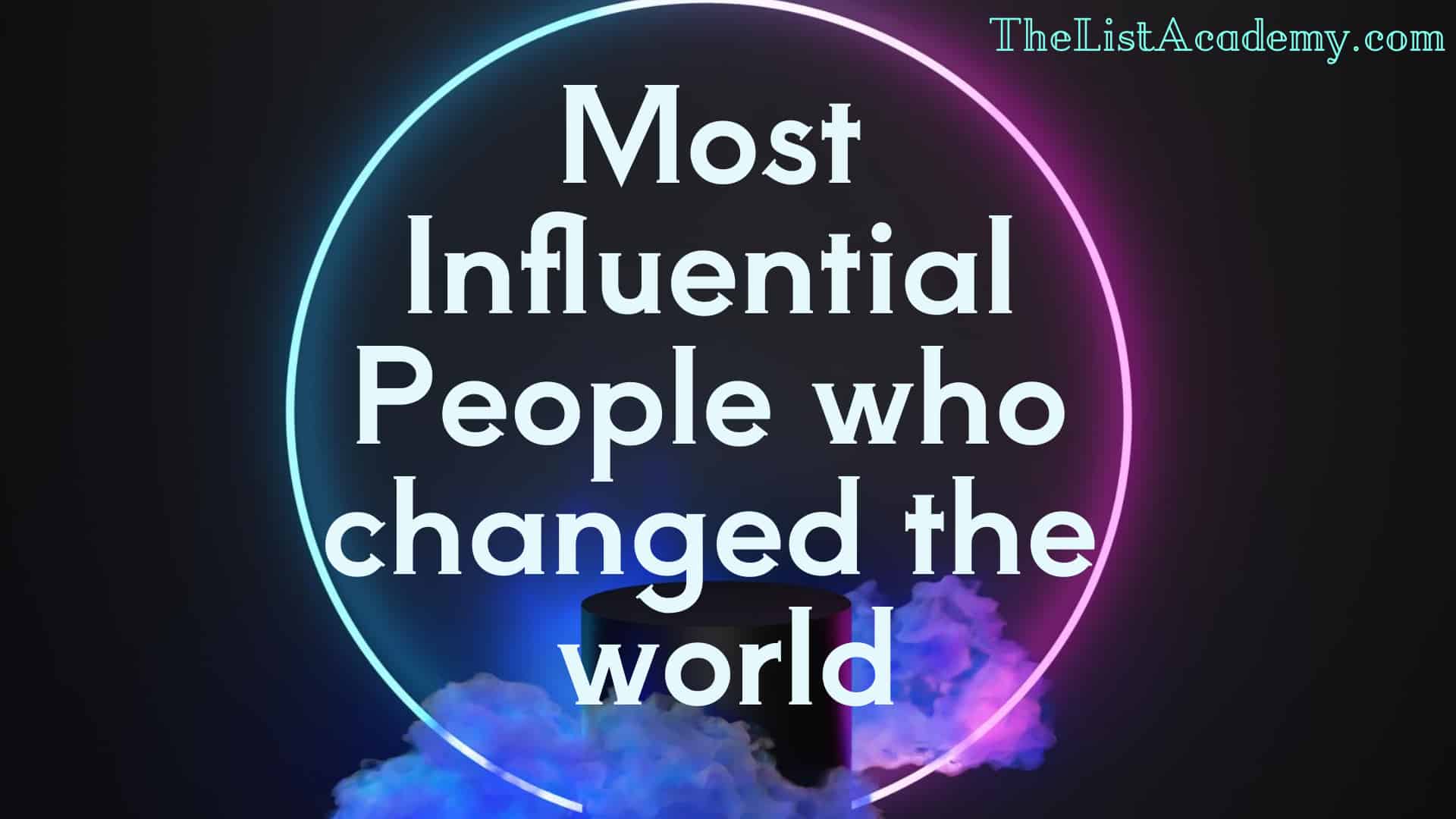 Cover Image For List : 241  Influential People Who Changed The World