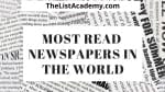 Top 19 Most Read Newspapers in the world - thelistAcademy