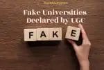 Fake Universities Declared by UGC -thelistAcademy